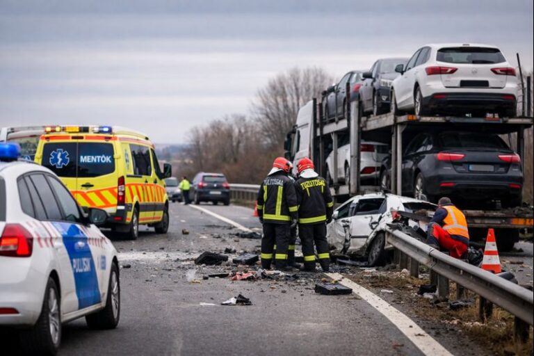 Halálos gázolás az M6-oson Baranyában: teljes útlezárás Himesháza közelében