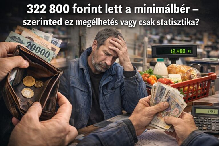 11 százalékkal nőtt a minimálbér, 7 százalékkal a garantált bérminimum 2026-ban