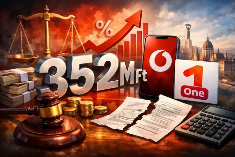 352 millió forintos bírságot kapott a One Magyarország az inflációkövető díjkorrekció miatt