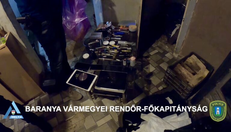 Kábítószerrel kereskedtek – újabb dílereket fogtak Baranyában