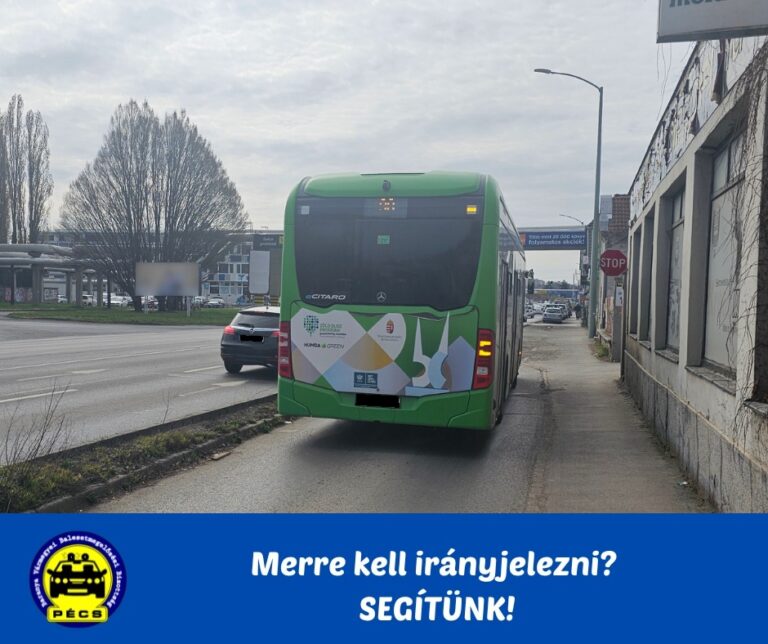 Indexháború Pécsen: még mindig sokan rontják el ezt a kereszteződést!
