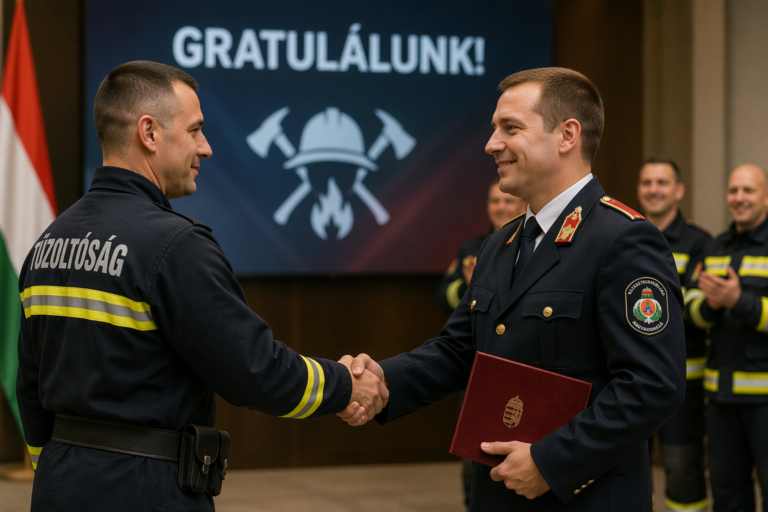 Baranyai tűzoltókat is elismertek a közelgő tűzoltónap alkalmából