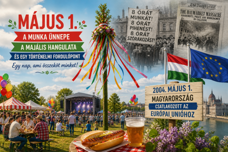 Május 1.: a munka ünnepe, a majális és egy történelmi fordulópont napja