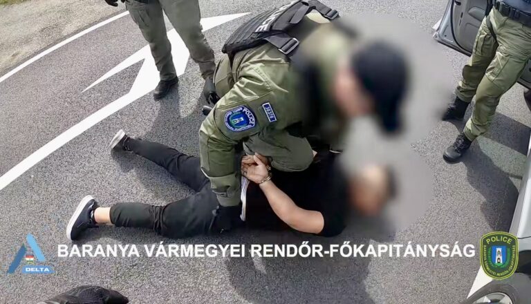 Szó szerint útját állták a drognak az M60-ason – VIDEÓ