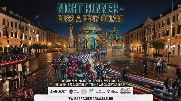 Reményt adó fénybe borul Pécs – jön a Night Runner Nemes Marciért