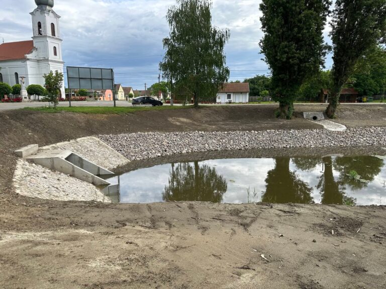 Százmillió forintos fejlesztéssel javították Szaporca vízgazdálkodását