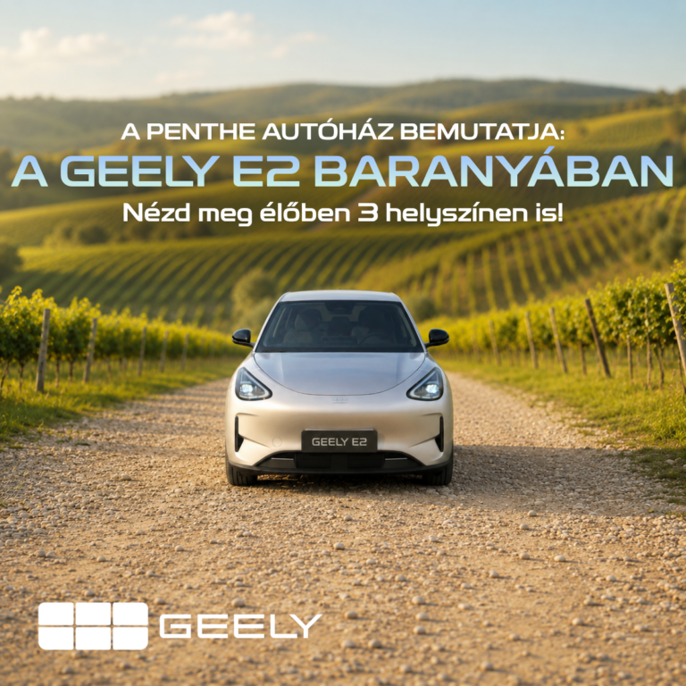 Három baranyai helyszínen mutatkozik be a Geely új elektromos kisautója