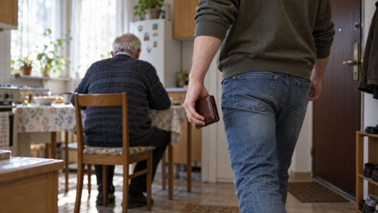 Ételt kért a 96 éves férfitól, majd a pénztárcájával távozott