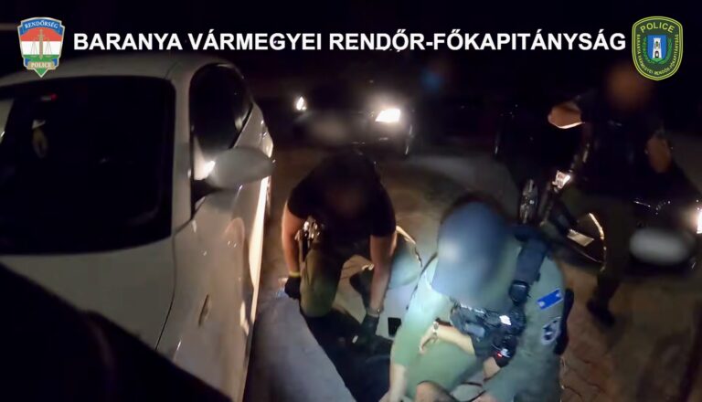 Díler után újabb dílert fogtak a baranyai rendőrök – VIDEÓ