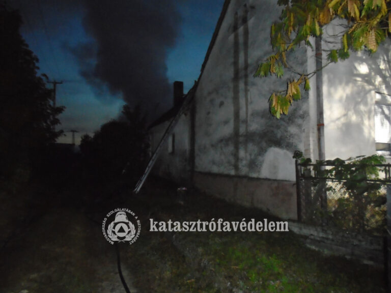 Gázpalack robbant fel a szabadszentkirályi háztűzben, lakhatatlanná vált az otthon